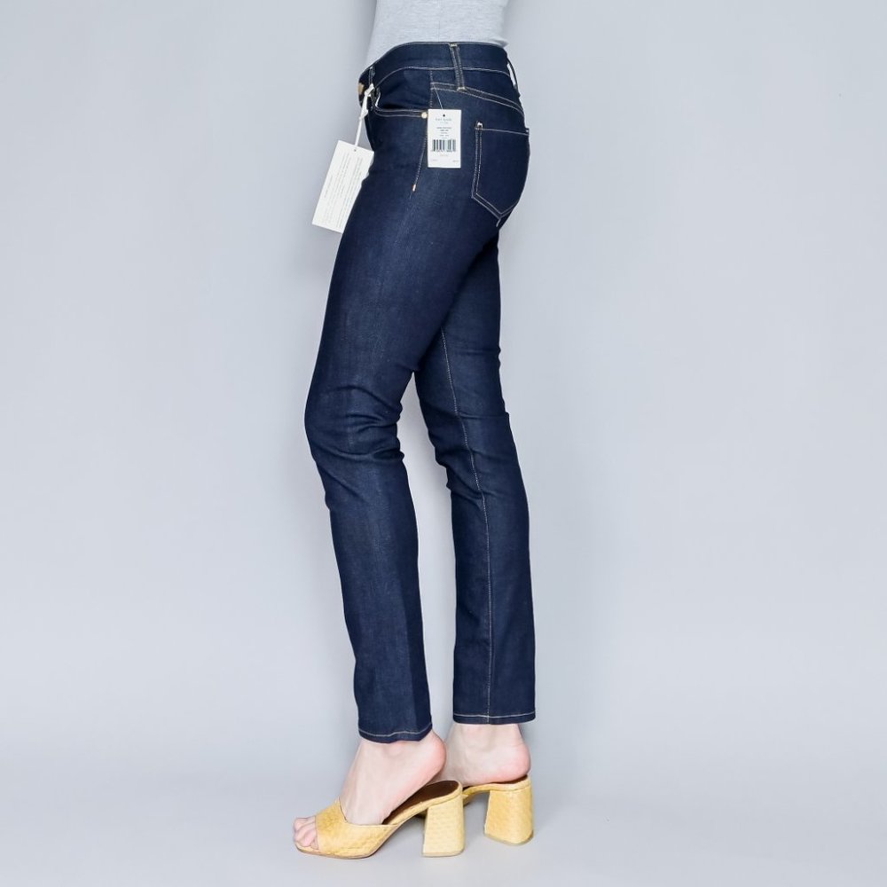 KATE SPADE Indigo Blue Mid-Rise Jeans NWT - Picture 7 of 7